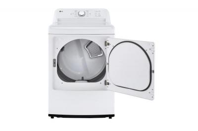 27" LG 7.3 Cu. Ft. Electric Dryer with Ultra Large Capacity and Sensor Dry - DLE6100W