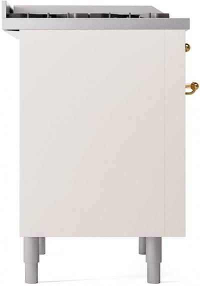 36" ILVE Professional Plus II Dual Fuel Natural Gas Freestanding Range with Brass Trim - UP36FNMP/AWG NG