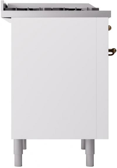 36" ILVE Professional Plus II Dual Fuel Natural Gas Freestanding Range with Bronze Trim - UP36FNMP/WHB NG