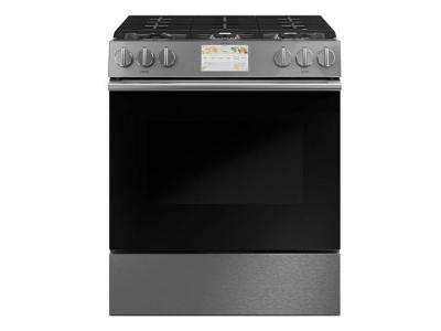 30" Café 5.7 Cu. Ft. True Convection 6-Burner Slide-In Dual Fuel Range - CC2S900M2NS5