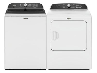 Whirpool 6.1 Cu. Ft. Top Load Washer and 7 Cu. Ft. Top Load Electric Dryer - WTW6157PW-YWED6150PW