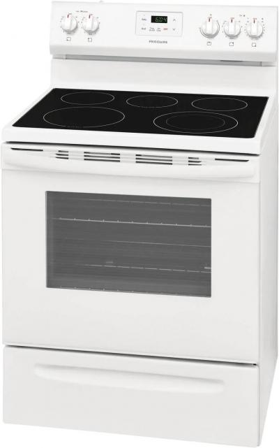30" Frigidaire 5.3 Cu. Ft. Free Standing Electric Range With 5 Burners - FCRE305CAW