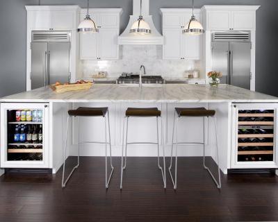 24" True Residential 5.5 Cu. Ft. Overlay Panel Right-Hinge True Residential Undercounter Wine Cabinet - TWC-24-R-OP-C