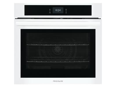 30" Frigidaire 5.3 Cu. Ft. Single Electric Wall Oven With Fan Convection In White - FCWS3027AW