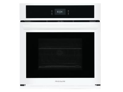27" Frigidaire 3.8 Cu. Ft. Single Electric Wall Oven With Fan Convection In White - FCWS2727AW