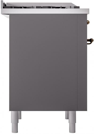 36" ILVE Professional Plus II Dual Fuel Liquid Propane Freestanding Range with Copper Trim - UP36FNMP/MGP LP