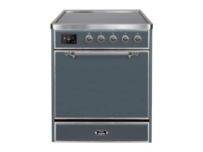 30" ILVE 4 Cu. Ft. Majestic II Electric Freestanding Range with Copper Trim - UMI30QNE3/BGP