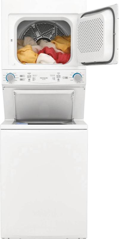 27" Frigidaire 4.5 Cu. Ft. Electric Washer & Dryer Laundry Centre (White) - FLCE752CAW