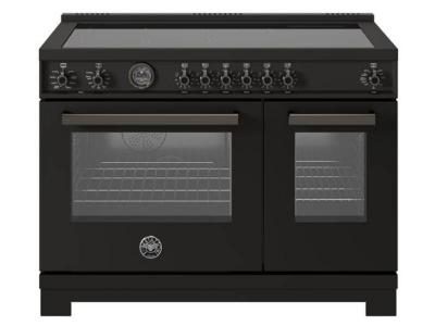 48" Bertazzoni Induction Range with 6 Heating Zones and Cast Iron Griddle - PRO486IGFEPCAT