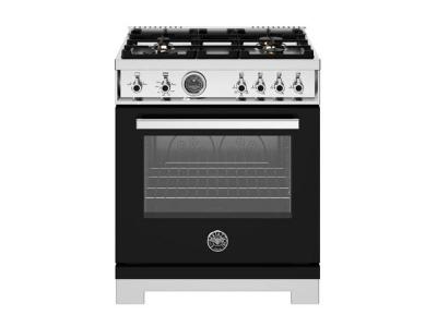 30" Bertazzoni 4 Brass Burners All Gas Range  - PRO304BFGMNET