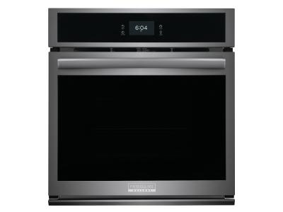 27" Frigidaire Gallery 3.8 Cu. Ft. Single Electric Wall Oven With Total Convection In Black Stainless Steel - GCWS2767AD