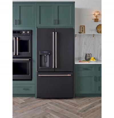 36" Café 22.2 Cu. Ft. Energy Star Counter-Depth French-Door Refrigerator with Hot Water Dispenser - CYE22TP3MD1