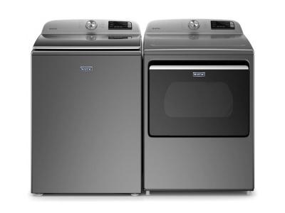 27" Maytag 4.7 Cu. Ft. Top Load Washer And 7.4 Cu. Ft. Dryer With Extra Power And Interior Light - MVW6230HC-MGD6230HC