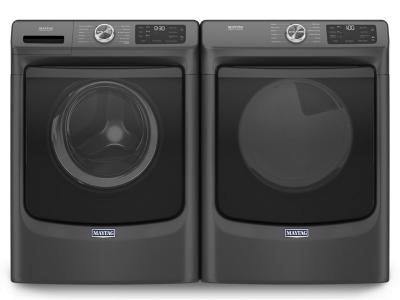 27" Maytag 5.5 Cu. Ft. Front Load Washer and 7.3 Cu. Ft. Front Load Gas Dryer - MHW6630MBK-MGD6630MBK