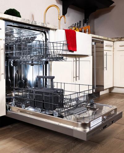 24" Breda Tall Tub Top Control Dishwasher in Stainless Steel - LUDWT30155