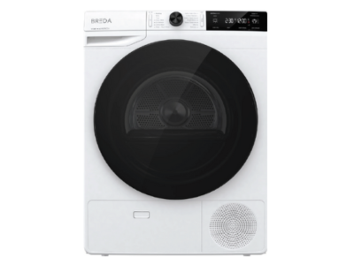 24" Breda 2.3 Cu. Ft. Front Load Washer in White - LUWM91400