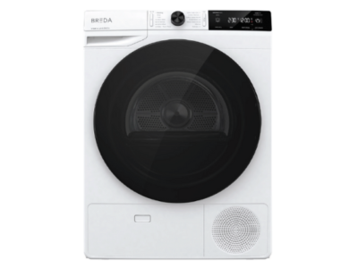 24" Breda 2.3 Cu. Ft. Front Load Washer in White - LUWM81400