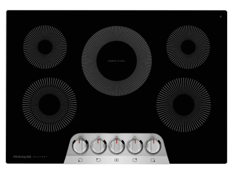 Black on sale cooktop electric