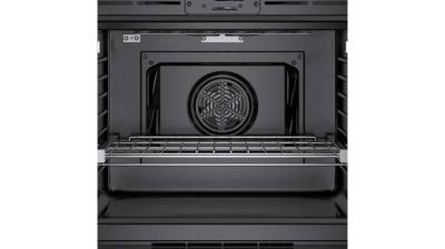 30" Bosch 800 Series Convection Single Oven in Black stainless steel - HBL8444LUC