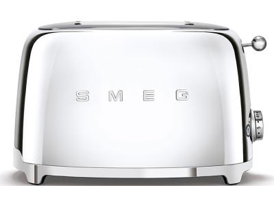 SMEG 50's Retro Style Aesthetic 2x2 Slice Toaster - TSF01SSUS