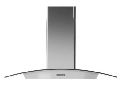 36" Zephyr 600 CFM Island Chimney Range Hood - BML-E36BG