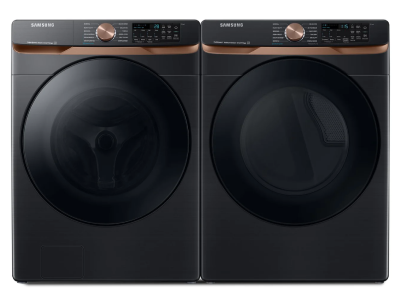 27" Samsung 5.8 Cu. Ft Front Load Washer and 7.5 Cu. Ft. Dryer - WF50BG8300AVUS-DVE50BG8300VAC