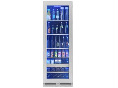 24" Zephyr Full Size Single Zone Beverage Cooler - PRB24F01BG