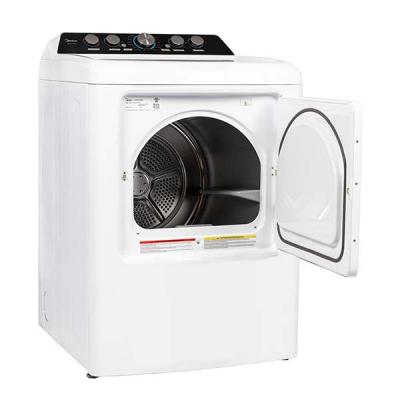27" Midea 6.7 Cu. Ft. Front Load Dryer in White - MLE47C3AWW