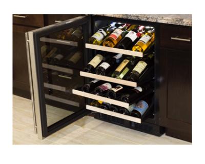 24" Marvel High Efficiency Gallery Single Zone Wine Refrigerator - ML24WSG1RS