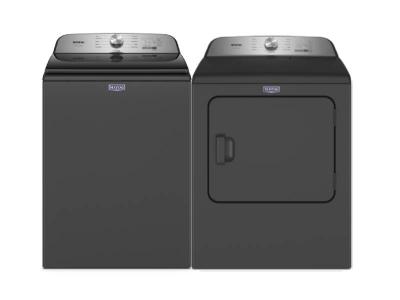 Maytag  5.4 Cu. Ft. Pet Pro Top Load Washer and 7.0 Cu. Ft. Pet Pro Top Load Electric Dryer - MVW6500MBK-YMED6500MBK