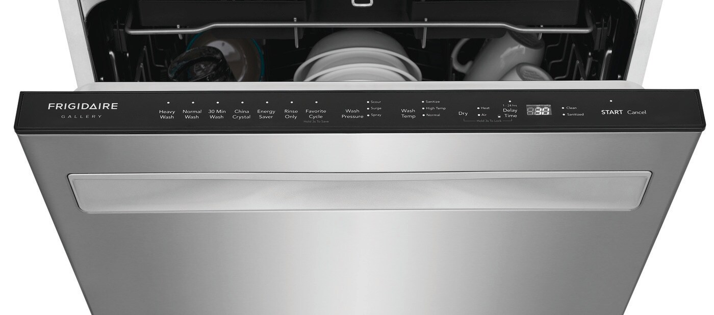 Frigidaire gallery dishwasher sales white