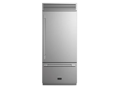 36" Fulgor Milano 700 Series Sofia Professional Refrigerator with Right Hinge - F7PBM36S1-R