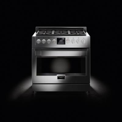 36'' Fulgor Milano Dual Fuel Professional Range - F6PDF366S1