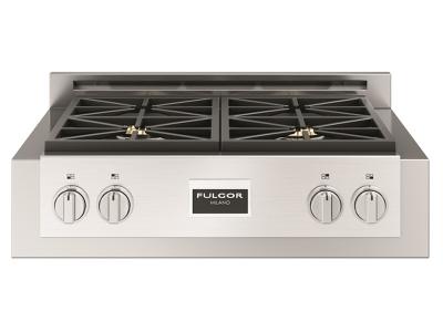 30" Fulgor Milano 600 Series Gas Rangetop - F6GRT304S1