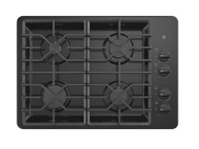 30" GE Built-In Gas Deep Recessed Black Cooktop - JGP3030DLBB