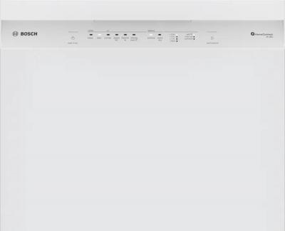 24" Bosch 300 Series Dishwasher in White - SHE41CM2N