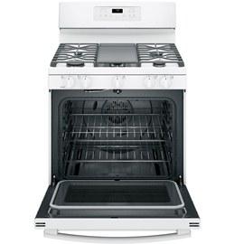 30" GE Free-Standing Gas Convection Self Cleaning Gas Range - JCGB700DEJWW