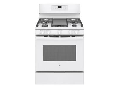 30" GE Free-Standing Gas Convection Self Cleaning Gas Range - JCGB700DEJWW