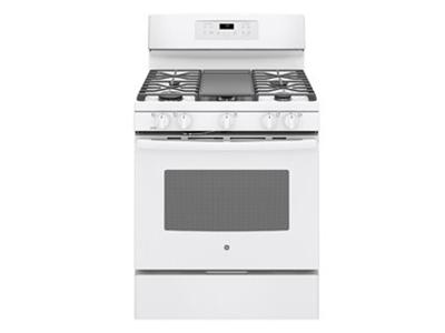 30" GE Free-Standing Gas Convection Self Cleaning Gas Range - JCGB700DEJWW