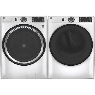 28" GE 5.5 Cu. Ft. (IEC) Capacity Washer With Built-in Wifi In White - GFW550SMNWW