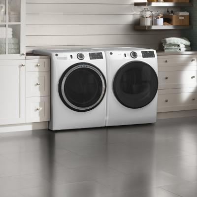 28" GE 5.5 Cu. Ft. (IEC) Capacity Washer With Built-in Wifi In White - GFW550SMNWW