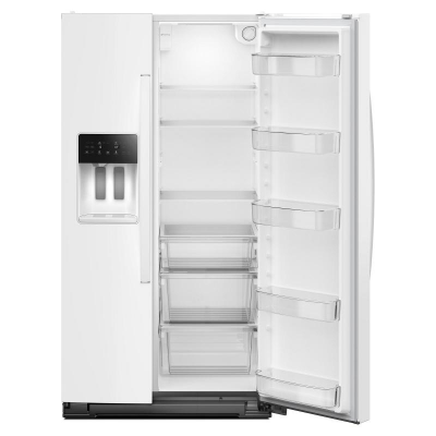 36" Whirlpool Wide Side-by-Side Refrigerator in White - WRSC5536RW