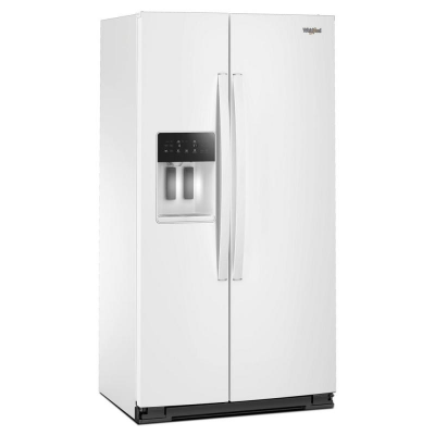 36" Whirlpool Wide Side-by-Side Refrigerator in White - WRSC5536RW