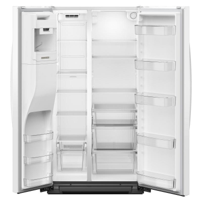 36" Whirlpool Wide Side-by-Side Refrigerator in White - WRSC5536RW