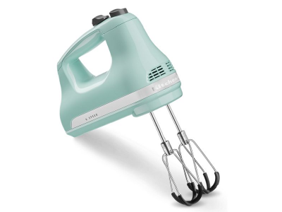KitchenAid 6 Speed Hand Mixer with Flex Edge Beaters in Ice - KHM6118IC