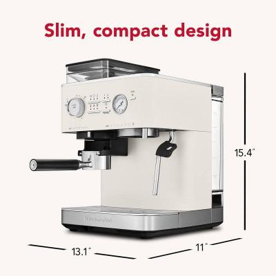 KitchenAid Semi Automatic Espresso Machine with Burr Grinder in Apple Red- KES6551PL