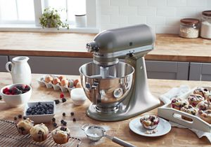 9" KitchenAid Ultra Power 4.5-Quart Tilt-Head Plus Series Stand Mixer - KSM96CU