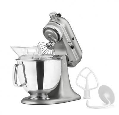 9" KitchenAid Artisan Series 5 Quart Tilt-Head Stand Mixer - KSM150PSCU