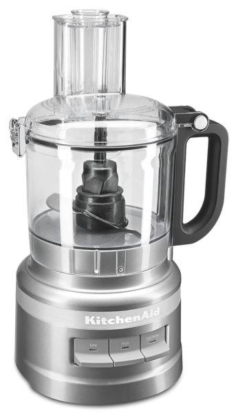 KitchenAid 7-Cup Food Processor in Contour Silver  - KFP0718CU