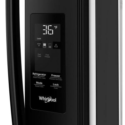 36" Whirlpool 31 Cu. Ft. French Door Refrigerator with Interior Water Dispenser - WRFF3336SB